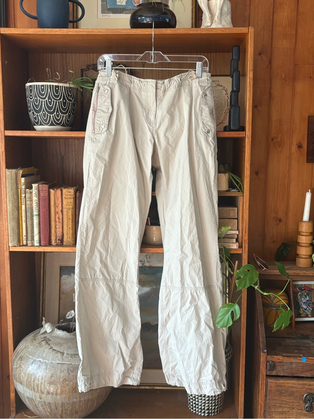 Y2K Low Rise Cargo Relaxed Utility Pant M